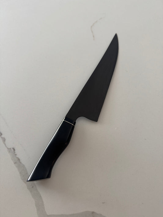 8.5" Coffee-Etched 1084 Chef Knife